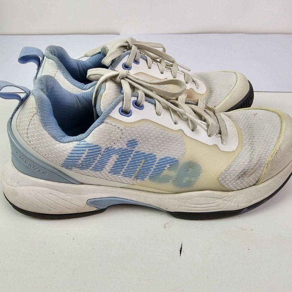 Prince Women's Court Tennis Shoes‎ Size 6 White Lace-Up